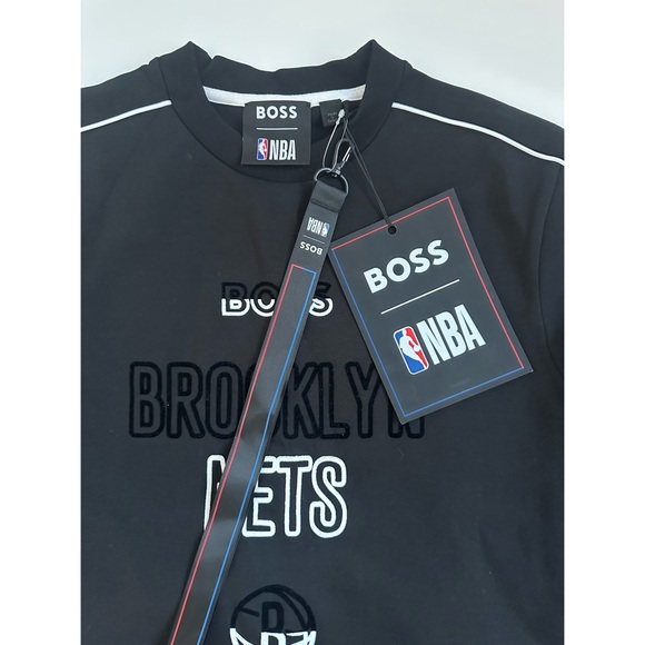 NWT HUGO BOSS NBA Brooklyn Nets Sweatshirt - Picture 2 of 11